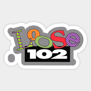 WLSS / 102,5 Fm Radio Sticker